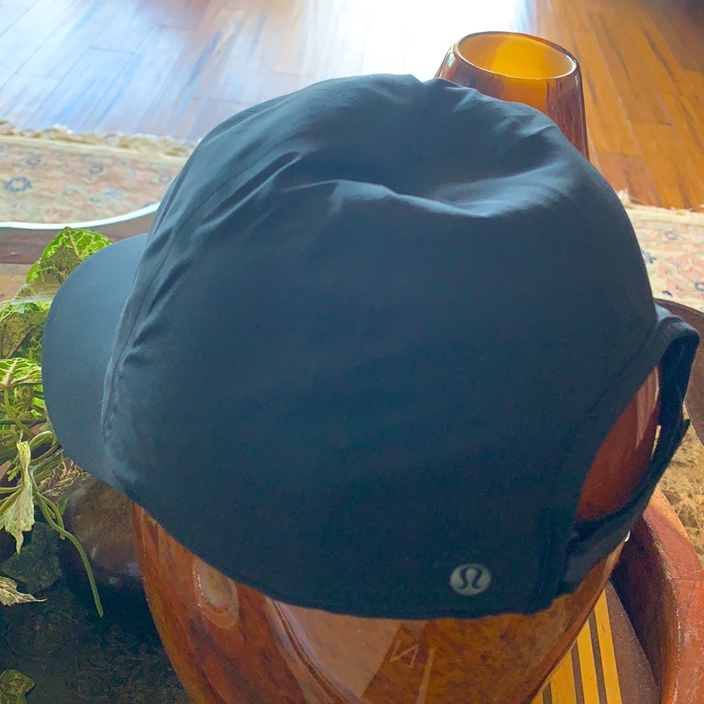 Lululemon Black Nylon Soft Hat